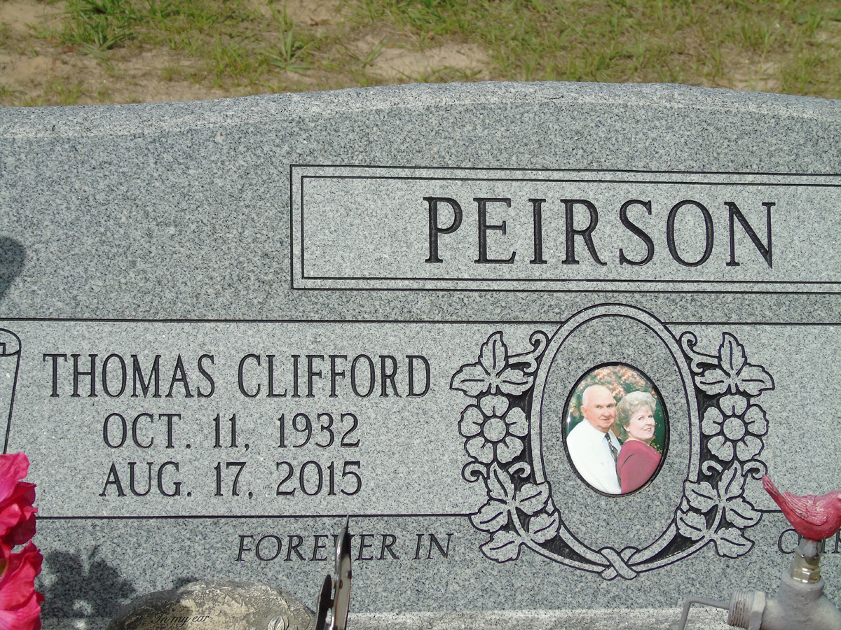 Headstone for Peirson, Thomas Clifford